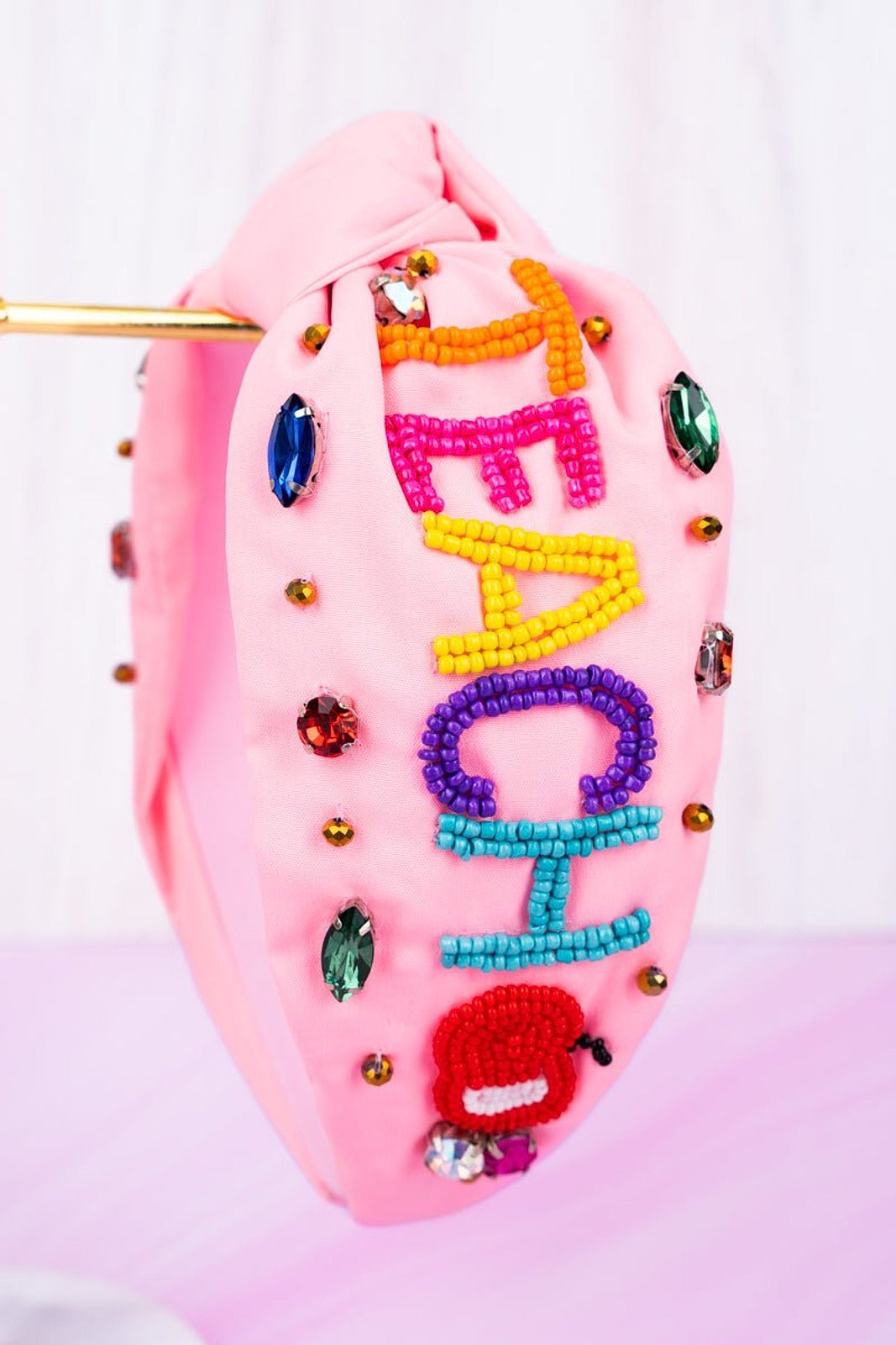 Teach Pink Headband