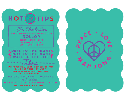 Mahjong Tile Shufflers (Set of 2): Hot Tips - Lilac