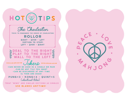 Mahjong Tile Shufflers (Set of 2): Hot Tips - Lilac