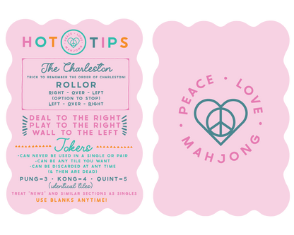 Mahjong Tile Shufflers (Set of 2): Hot Tips - Lilac