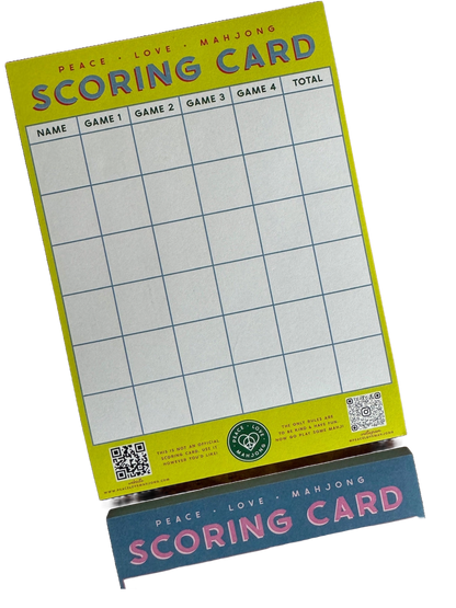 Mahjong Scoring Notepad: Blue