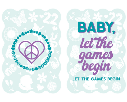 Mahjong Tile Shufflers (Set of 2): Baby Let the Games Begin