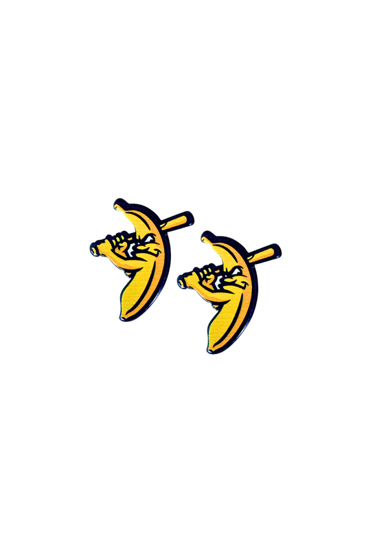 Savannah Bananas Logo Stud Earrings