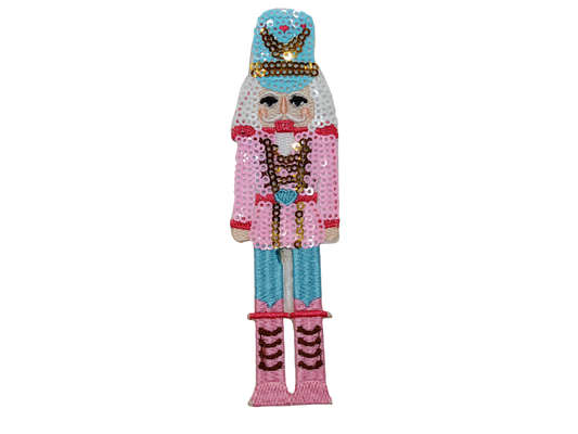 Christmas Nutcracker 1 Embroidered Iron-On Patch