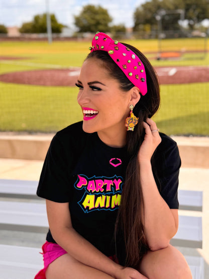 Party Animals Logo Earrings 